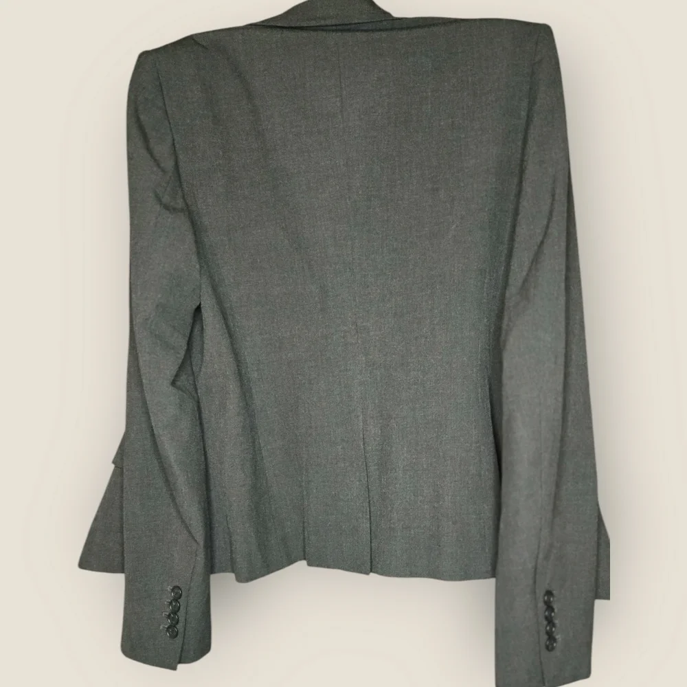 The Notched Two Button Blazer in Seasonless Stretch And StraightPant Anne TAYLOR
